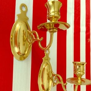 Vintage wall candle holder